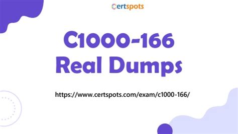 C1000-166 Dumps
