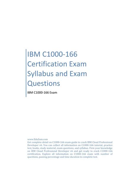 C1000-166 Exam Fragen