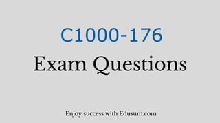 C1000-176 Exam Fragen