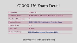 C1000-176 Test Passing Score