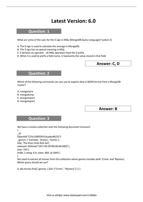 C100DEV Fragenkatalog