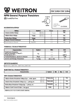 C1384 Datasheet PDF - Datasheet4U.com