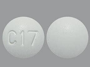 Pill with imprint C 17 is White, Capsule/Oblong and has been iden