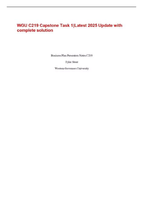 C219 task 1.  While waiting, you can knock out Task 3.  You fill Task 1 Capstone Business P...