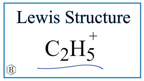 C2h5+ lewis structure. This type of Lewis dot structure is represented by an atomic symbol and a series of dots. See the following examples for how to draw Lewis dot structures for common atoms involved in covalent bonding. Example 1. Draw the Lewis Dot Structure for the Hydrogen atom. Since Hydrogen is in Group I it has one (1) valence electron in its shell. 