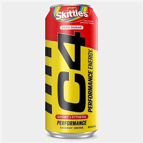 C4 Energy X SKITTLES™ Carbonated Energy Drink 16oz …