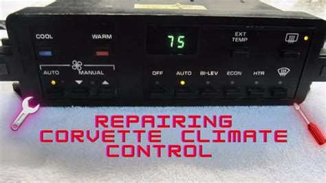 C4 corvette climate control problems.  Apr 23, 2015 · C4 General Discussion - Air Con...