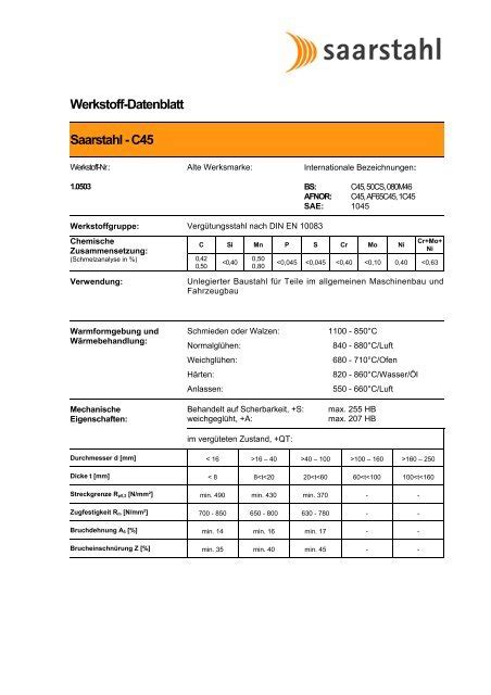 C45 datenblatt pdf