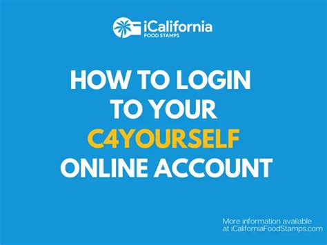 On September 27, 2021, the BenefitsCal website was rolled out to all California residents that used the C4Yourself to manage public assistance programs like CalFresh and CalWorks. Therefore, if you currently use C4Yourself website to manage your public assistance benefits, then follow the instructions below to create a BenefitsCal account to .... 