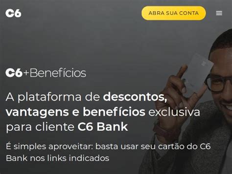 C6 Bank lança C6+ Benefícios loja com descontos e cashback