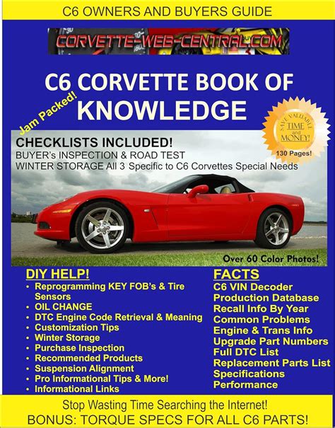 C6 corvette book of knowledge corvette buyers guide. - Feliz independente do mundo e da fortuna.