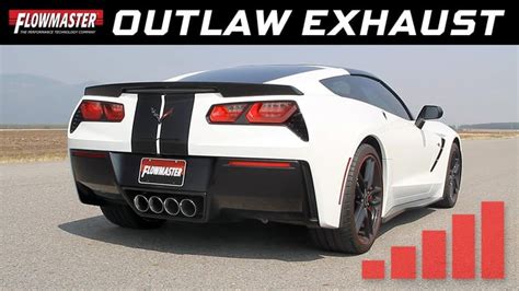 C7 flowmaster exhaust.  Features Flowmaster's new Outlaw Axle-back exhaust system is...