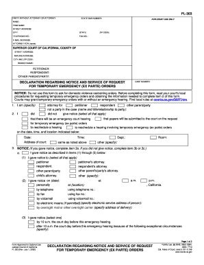 CA FL-303 2024-2024 - Complete Legal Document Online