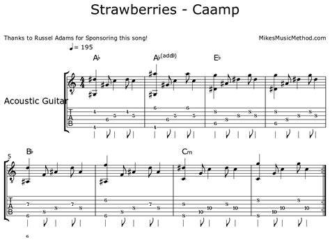 CAAMP CHORDS AND TABS