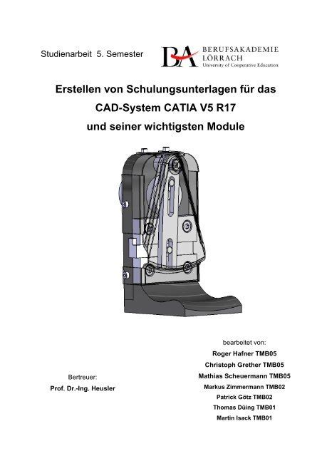 CAD Schulungsunterlagen