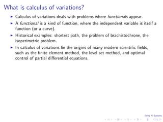 Calculus of Variations: Functionals - wintechmobiles.com