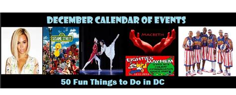 CALENDAR OF EVENTS 50 Fun Things to Do in DC