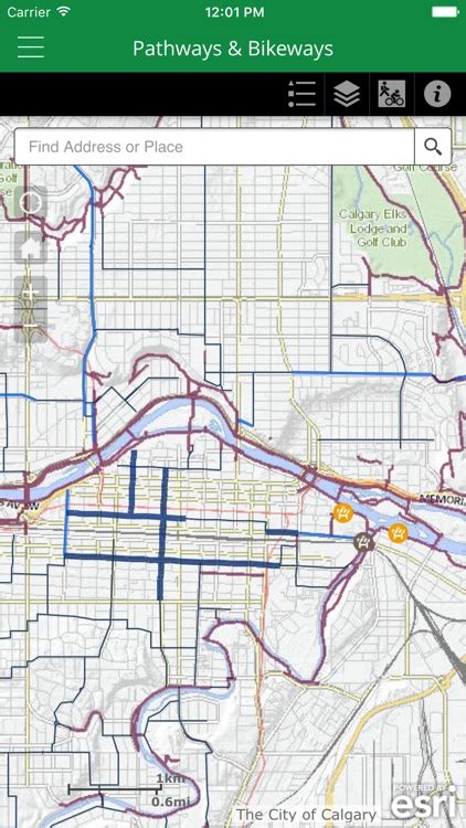 Calgary Pathways & Bikeways Map - wintechmobiles.com