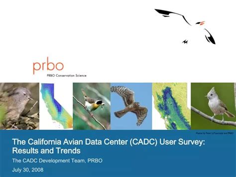 California Avian Data Center (CADC) - wintechmobiles.com