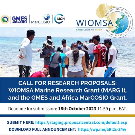 Call for proposals: WIOMSA Marine Research Grant - raincitystudios.com