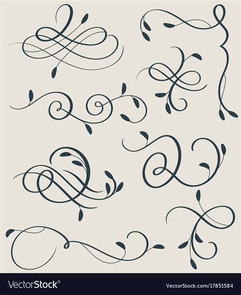 Calligraphy Flourishes royalty-free images - Shutterstock - muktibox.com