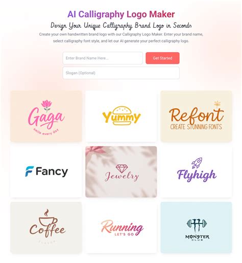 Calligraphy Logo Maker - muktibox.com