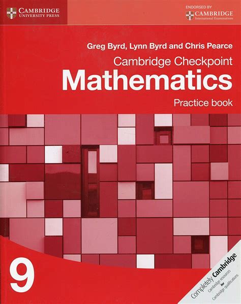 CAMBRIDGE CHECKPOINT MATHS 9 PRACTICE ANSWERS