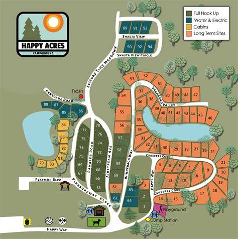 Campground Map | Highland Pines - raincitystudios.com