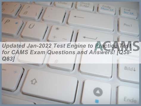 CAMS Free Test Questions