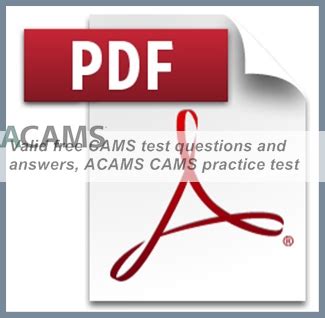 CAMS PDF Testsoftware