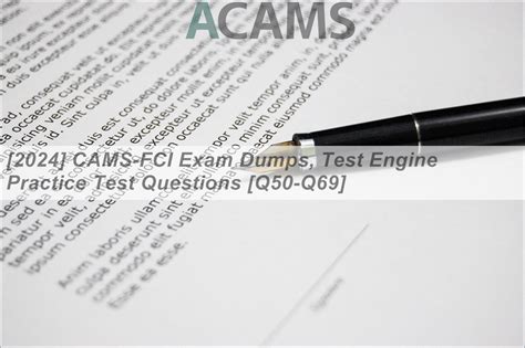 CAMS-FCI Examsfragen