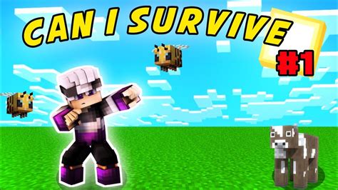 CAN I SURVIVE IN A MINECRAFT FLAT WORLD? - YouTube