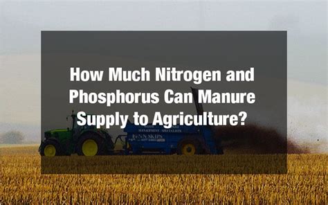 Can Manure Supply Nitrogen and Phosphorus to … - raincitystudios.com