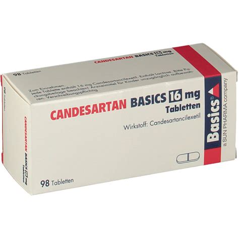 CANDESARTAN BASICS 16 mg Tabletten Gelbe Liste