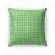 CANDY CANE PLAID Accent Pillow By Kavka Designs