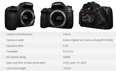 CANON EOS-1300D Shutter count.