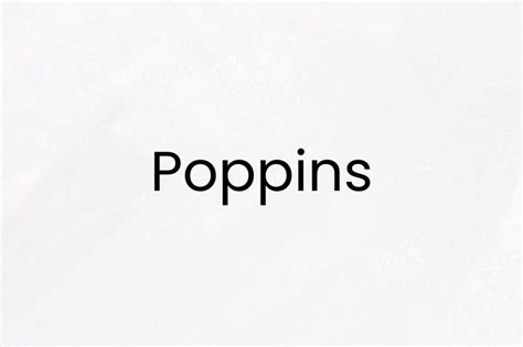 Canva Poppins Font Pairing - muktibox.com