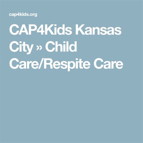 CAP4Kids Rockford » Child Care/respite