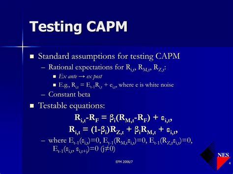 CAPM Testing Engine