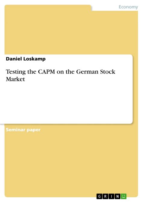 CAPM-German Demotesten