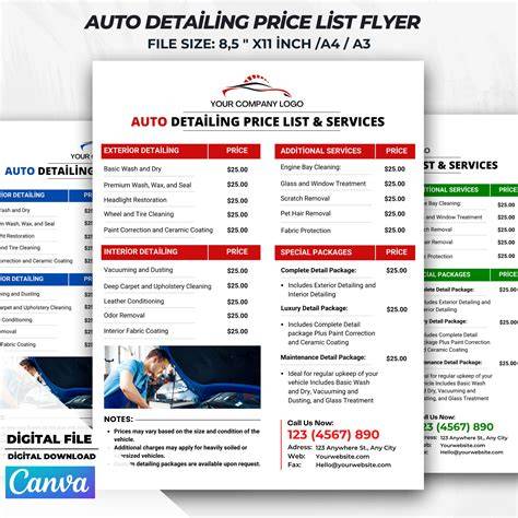 Car Detailing Prices in Australia | Packages & Pricing List - raincitystudios.com
