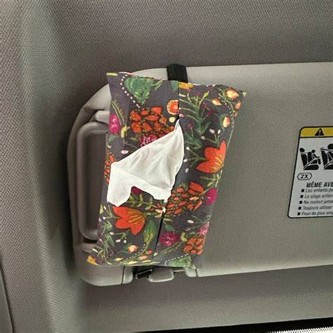 Car Visor Travel Tissue Case Holder - Etsy - raincitystudios.com