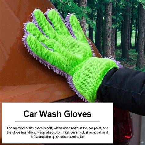 Car Wash Glove Coral Mitt Soft Anti-scratch For Multifunction Thick ... - raincitystudios.com