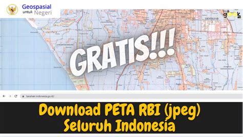 Cara Download Peta RBI Gratis & Resmi via Ina-Geoportal secara gratis - wintechmobiles.com