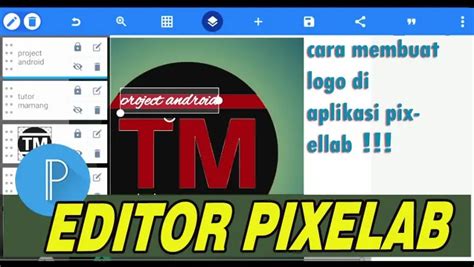 Cara membuat logo di pixellab #shorts - muktibox.com