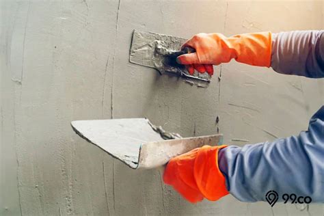 Cara menambal plester tembok - muktibox.com