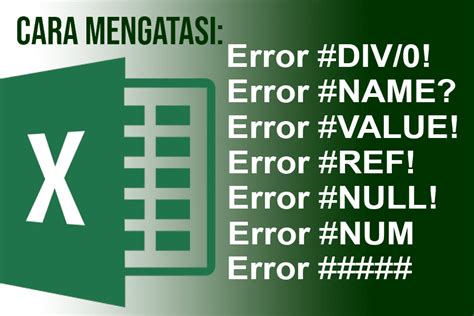 Cara Mengatasi Error di Microsoft Excel - wintechmobiles.com