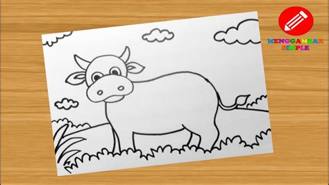 cara menggambar sapi - wethersfieldchildhood.com