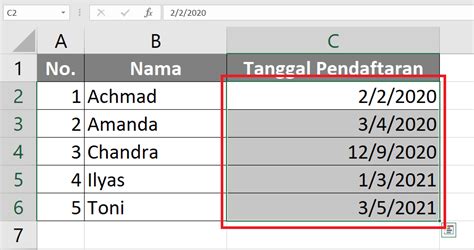 Cara Mengubah Format Tanggal & Waktu di Excel: … - muktibox.com