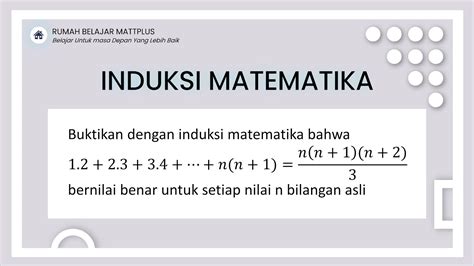 CARA MUDAH INDUKSI MATEMATIKA - wintechmobiles.com